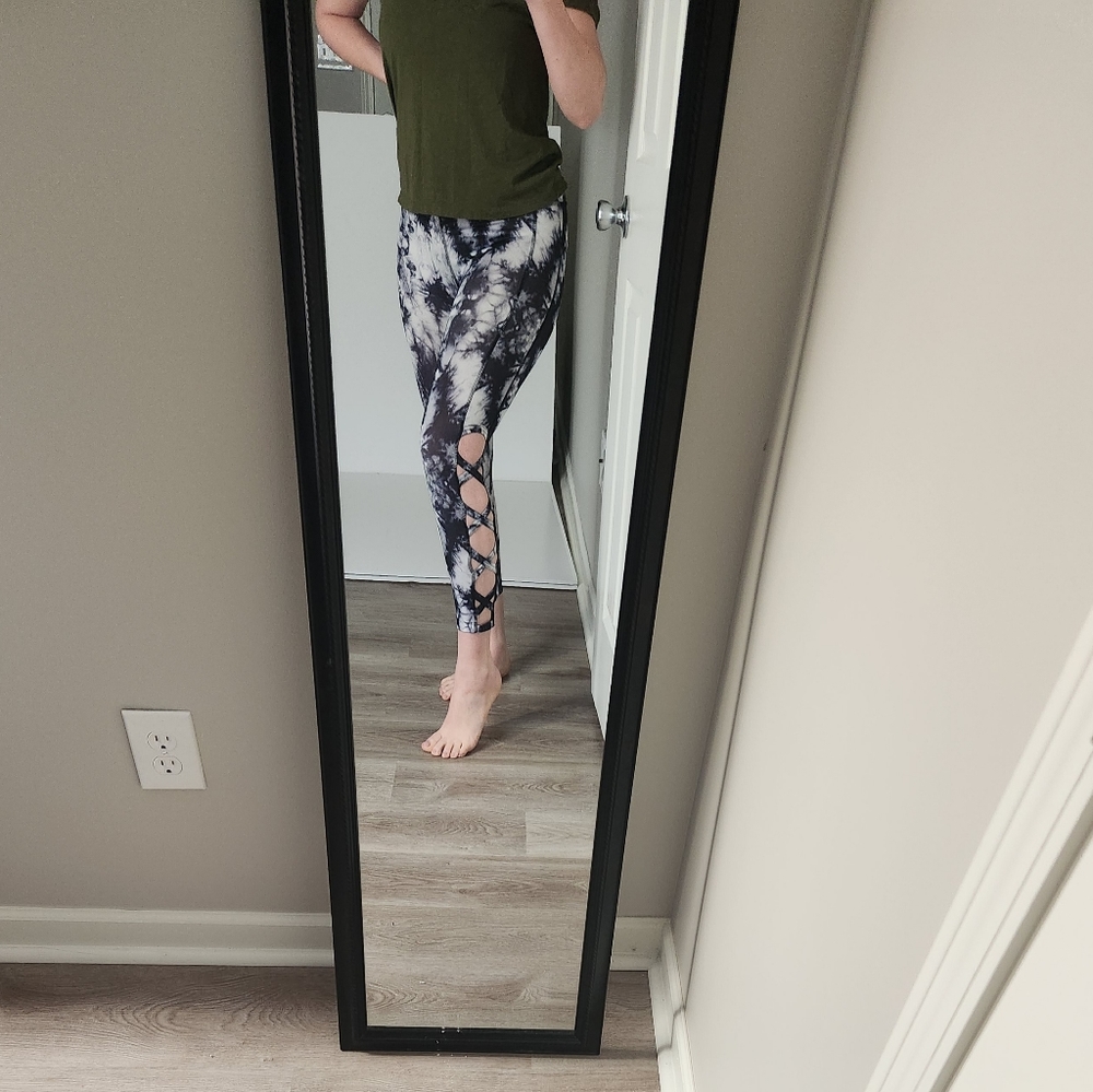 Marbled‎ workout leggings Size Small
